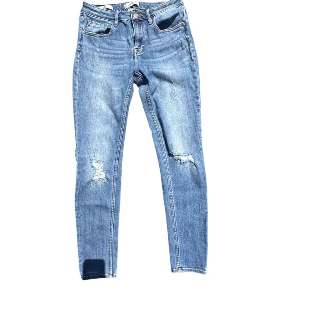 Vigoss Jagger Women's Skinny Jeans Size 28 Blue Distressed High-Rise - Picture 4 of 8